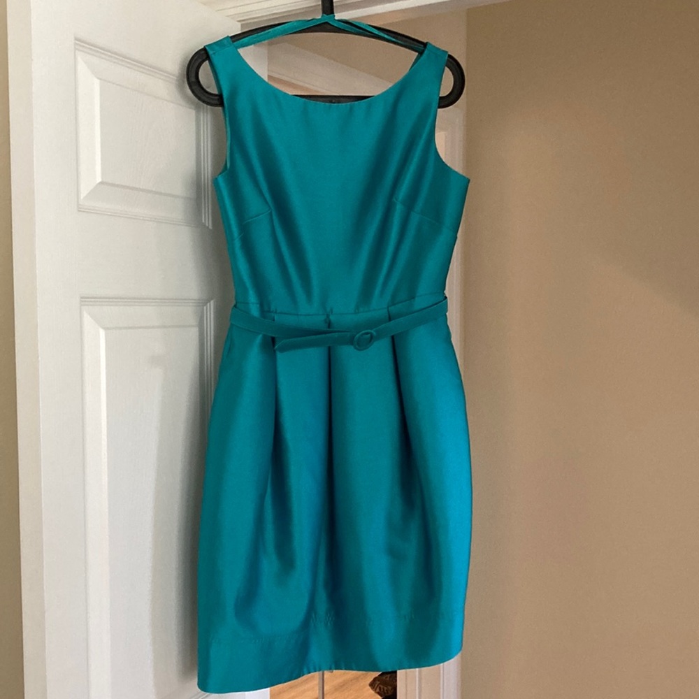 Turquoise cocktail dress size 8